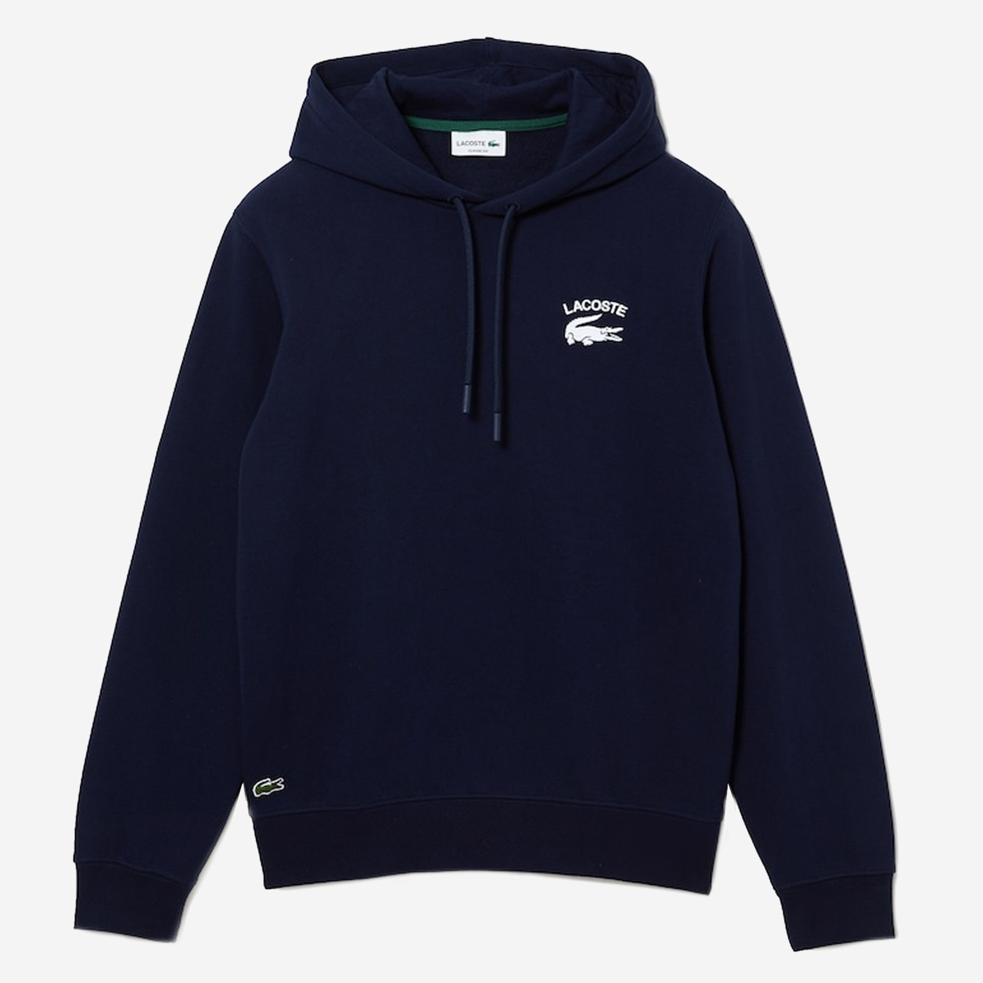 LACOSTE SWEAT HOOD CLASSIC FIT NAVY