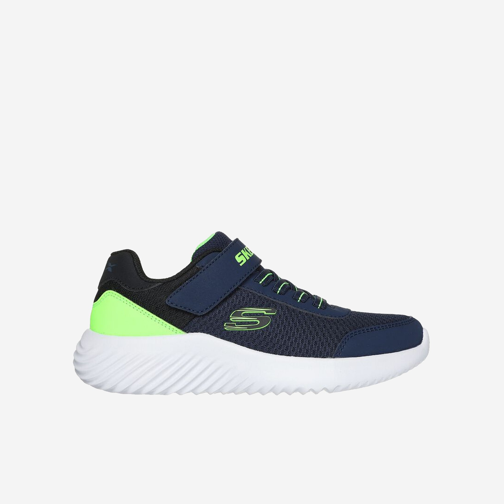 SKECHERS BOUNDER NAVY LIME