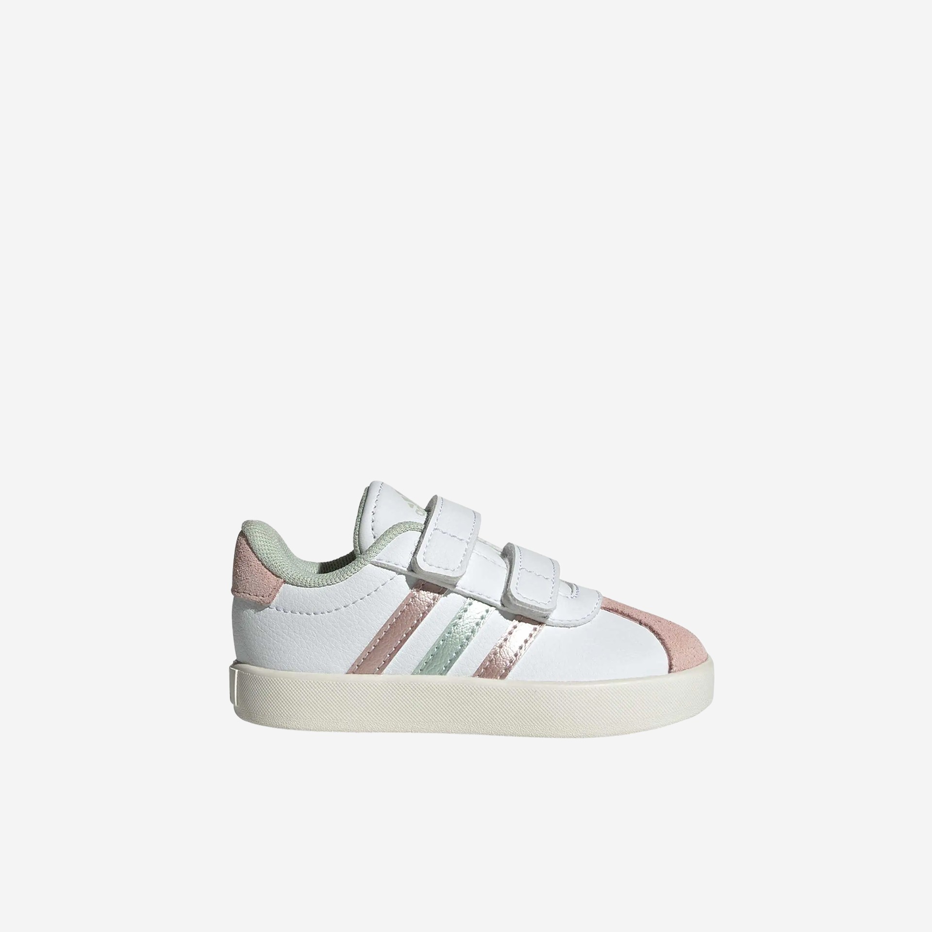 ADIDAS VL COURT 3.0 CF I WHITE / LN GREEN / SANDY PINK