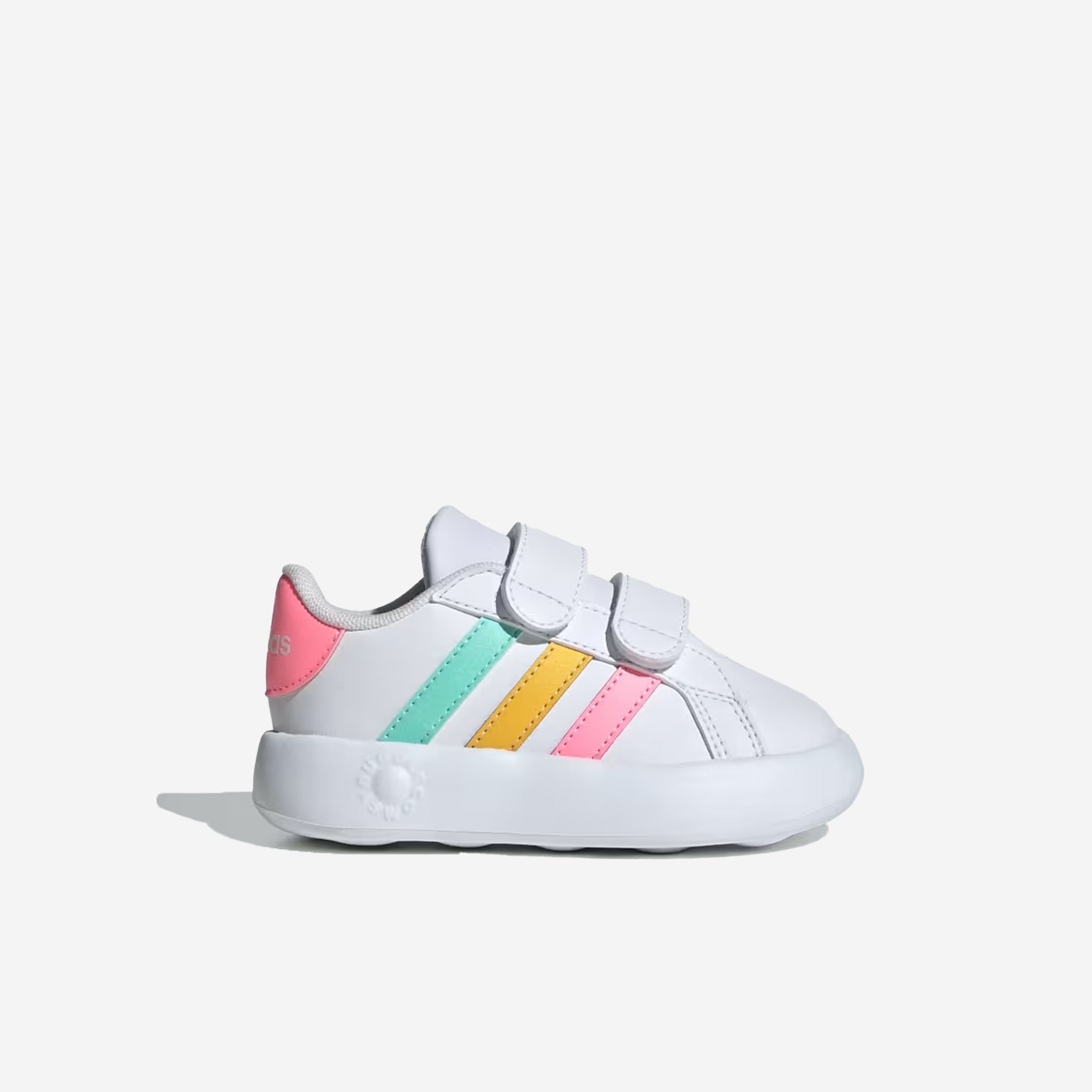 ADIDAS GRAND COURT 2.0 CF WHITE / MINT / PINK